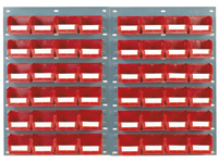 Louvred panel kit 48x TC2 red bins
