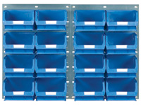 Louvred panel kit 16x TC4 blue bins