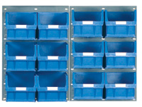Louvred panel kit 12x TC5 blue bins