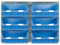 Louvred panel kit 6x TC6 blue bins