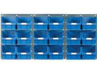 Louvred panel kit 18x TC5 blue bins