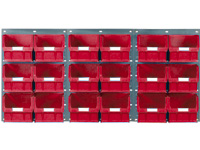 Louvred panel kit 18x TC5 red bins