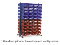 Louvre panel double sided kit inc Bins size 2