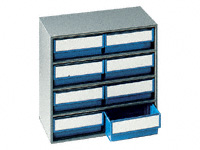 Storage Bin Cabinet, 8 x 3020 bins
