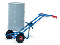 Steel Drum Trolley, rubber tyres