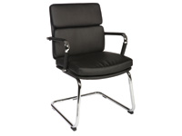Deco Faux Leather Visitor Chair