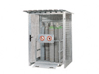 Gas cylinder cage 1500x1300x2250H