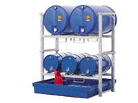 3 x 60 litre Drum Storage Stackable Rack
