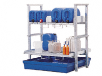 4x30 / 3x60 litre Canister Stackable Storage Rack