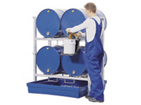 Drum Shelf Unit Polysafe Sump Storage