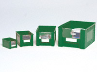 Eurobox plastic Containers, type C in Green