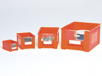 Eurobox plastic Containers, type C in Red