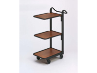 Office trolley with 2 shelves