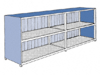 48 x 205litre Drum External Storage Cabinet / Unit