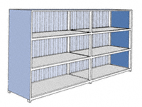 72 x 205litre Drum External Storage Cabinet / Unit