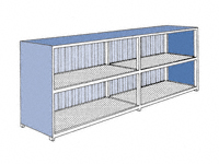 8 x 1000litre IBC Container Storage Unit