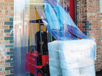 External Door PVC strip Curtain 2.50m max Height