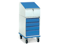 Mobile Desk with 4 drawers 150kg capacity