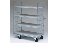 300kg capacity 4-shelf trolley 1690x990x650