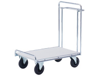 500kg platform trolley 800x520 with single handle