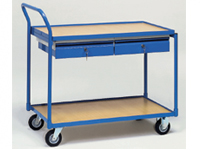 Table Top Cart, 1000x600mm L x W, angled pushbar