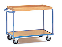 Table Top Cart 850x500mm, top shelf 50mm rim