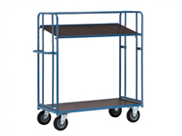Adjustable Shelf Trolley 1430x620, 2 x ply shelves