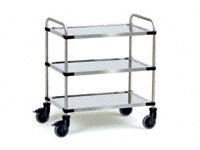 Modular Stainless Steel Trolley  3 tray, 150kg