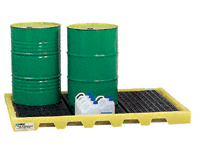 Polyethylene 6 drum capacity workfloor unit