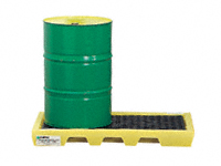 Polyethylene 2 drum capacity workfloor unit