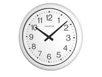 Water resistant clock 305mm dia, radio controlled