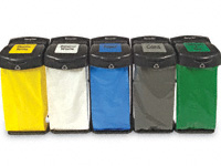 5 Recycler Stands & 5x100 bags - specify colour