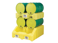 Poly-stacker polyethylene 2-drum stacking pallet