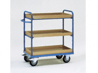 3-shelf H/D Tray Trolley 1000x600mm L x W