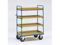 4-shelf H/D Tray Trolley 1000x600x1500 LxWxH