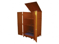 6 drum vertical/horizontal stand with spill sump