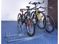 Universal 5-cycle floor/wall rack