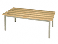 Double Depth Basic Cloakroom Bench 1.5m x 450 high