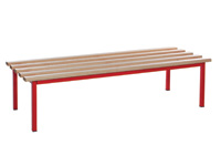 Double Depth Basic Cloakroom Bench 2.5m x 450 high