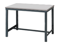 H/Duty fully welded Bench, Laminate top 1200x600