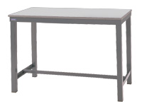 H/Duty fully welded Bench, Laminate top 1500x750