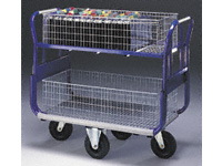 GT3 mail platform trolley, 2 long baskets