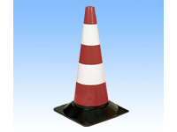 500mm Lightweight cone, red and white