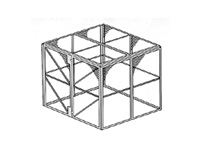 Modular Security Powder Coated Cage-2480mm depth