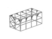 Modular Security Powder Coated Cage-4920mm depth