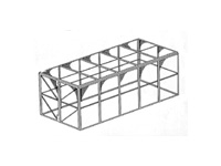 Modular Security Powder Coated Cage- 6140mm depth