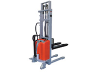 Semi Electric Stacker 1000kg with straddle legs