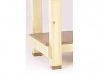 Bottom shelf  for timber workbench, 1200x750mm