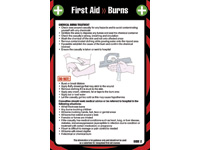 First Aid Pocket Guide - Burns
