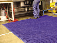 Flexi deck tile / mat corner edge 300mm